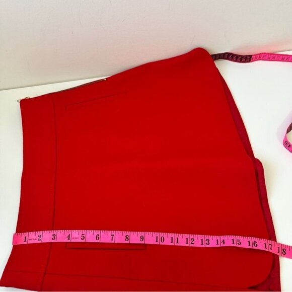 J CREW SEEN ON TV DOUBLE-SERGE WOOL MINI SKIRT - Picture 10 of 11